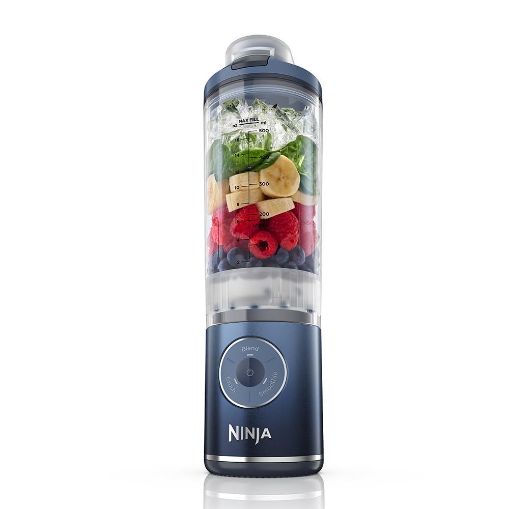Ninja Blast Max Portable Blender, 650ml, Dark Navy : Amazon.sg: Toys